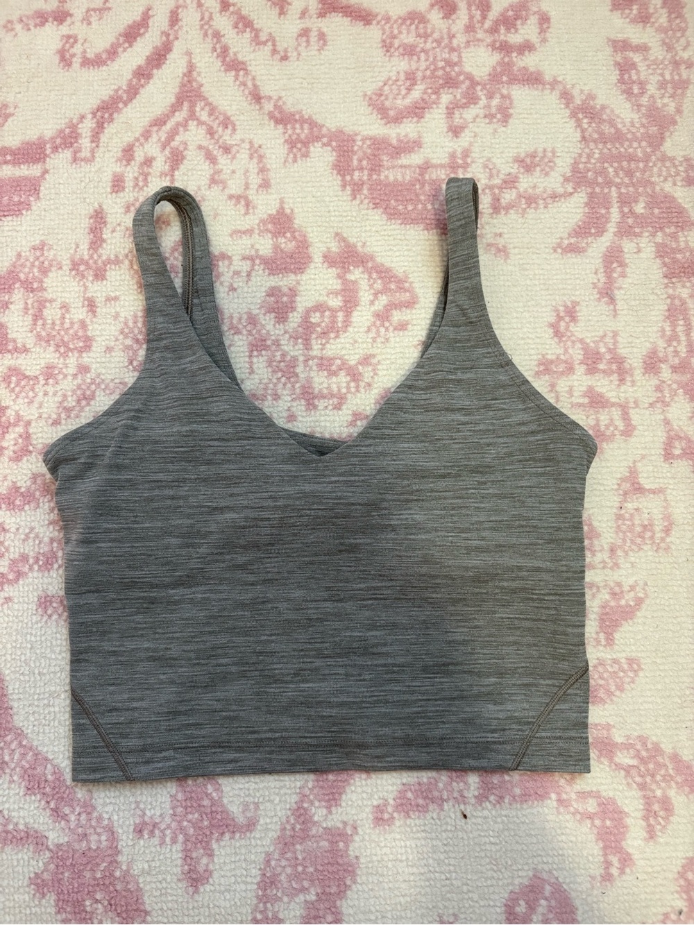 lululemon athletica Heathered Gray align tank top